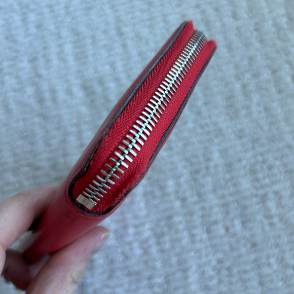 Louis Vuitton Cherry Red Zipper Wallet - Picture 4 of 16